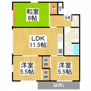 ステーションコタニ【1階】の間取り