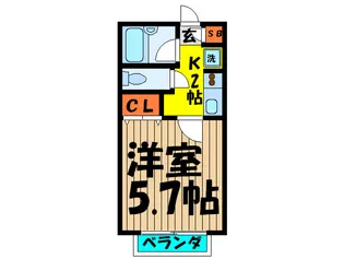 ルピナス竹森【2階】の間取り