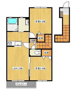 リアリーズ【2階】の間取り