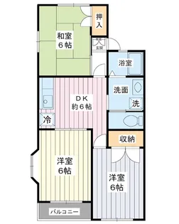 レジデンスMY【2階】の間取り