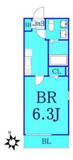 シャトン横浜上大岡【2階】の間取り