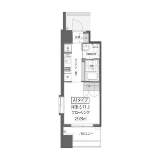 ガーデン蒲田【4階】の間取り