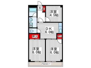 ラリ-マンション【2階】の間取り
