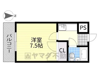 コーポコーベル2【1階】の間取り