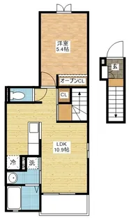 アイヒルズ メリーB【2階】の間取り