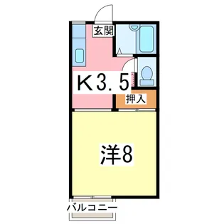 セヌマコーポの間取り