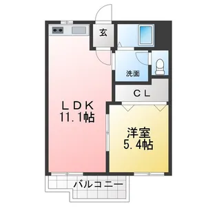ハミングバード【2階】の間取り