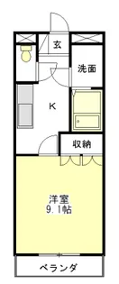 ピュアコートアイ【1階】の間取り