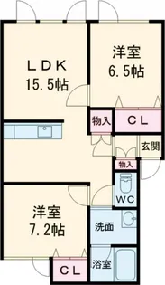 chouchou(シュシュ)【1階】の間取り