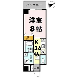 モーヴ粕壁東【4階】の間取り