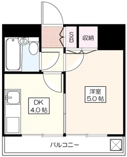 ホワイトヴィラ西久保【2階】の間取り