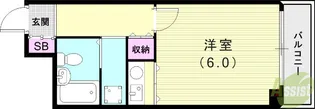 朝日プラザ兵庫永沢町【3階】の間取り