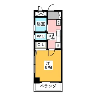 サコ グレイスフル【1階】の間取り
