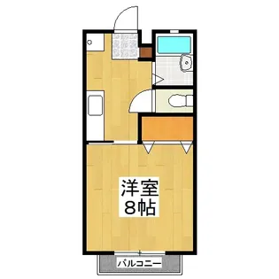 コスモス・インハイツ A【2階】の間取り