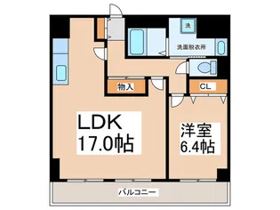 ブロードステージミヨーレ【2階】の間取り