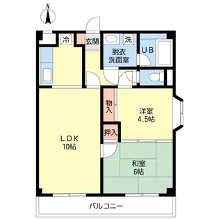 メゾン江戸川【1階】の間取り