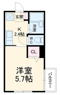 ホワイトファン【2階】の間取り