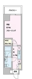 エクセレンティ市川【6階】の間取り