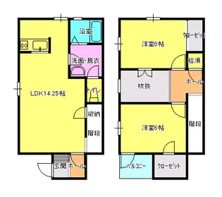 ピオニイハイム【2階】の間取り