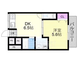 西駅前吉田マンション【5階】の間取り