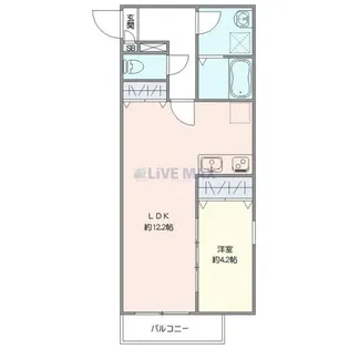 ジーメゾン桶川【1階】の間取り