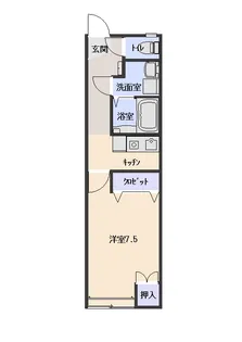 グリーンハイツ【1階】の間取り