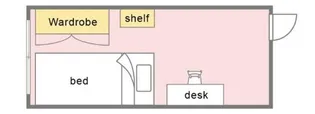 力行会館 国際館【2階】の間取り