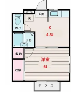 平井ハイツ【1階】の間取り