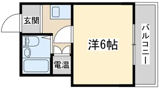 ヒューマンビレッジ【4階】の間取り