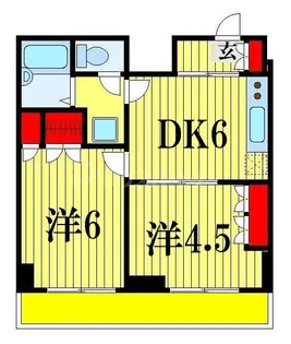 ベイステート安間【9階】の間取り