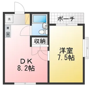 メゾンヴィオレ【1階】の間取り
