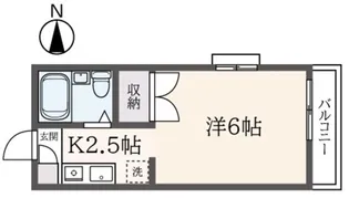 アゼィリア西荻【2階】の間取り