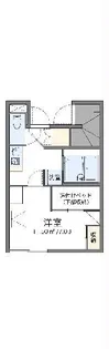レオパレスメゾン ド ルーチェ【1階】の間取り