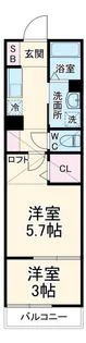 ホワイトベリーフィールズ【2階】の間取り