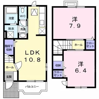 カーサ・トランキーロ【1階】の間取り