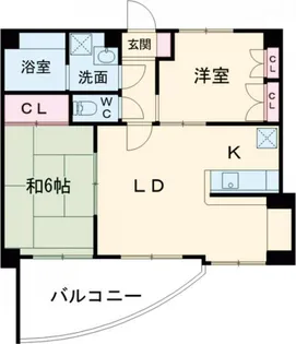 DeLCCSKASAI【4階】の間取り
