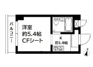 カレッジハイツ稲毛【3階】の間取り