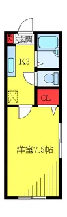 パルメゾン西が丘【1階】の間取り