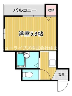エクスラン【4階】の間取り