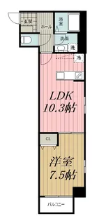 ミリアビタNo35【8階】の間取り