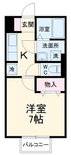 サンシティ スズイ E【1階】の間取り