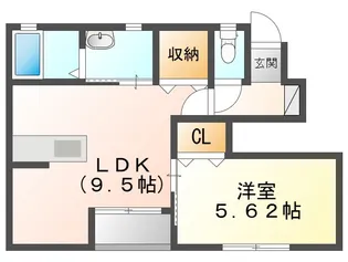 ソラリア【1階】の間取り