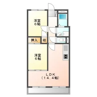 エリジオンII【3階】の間取り