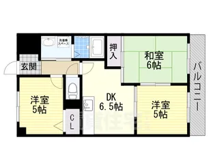 エクセルハイツ尾頭橋【1階】の間取り
