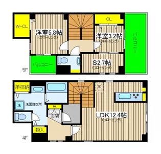 サンライズ横浜の間取り