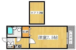 レオ西明石【2階】の間取り