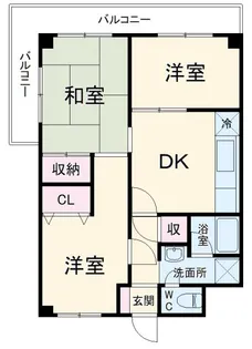 平楽園一番館【3階】の間取り