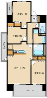 BLESS宮崎台(ブレス宮崎台)【8階】の間取り