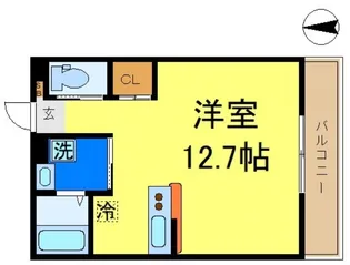 カーサ江戸川【2階】の間取り