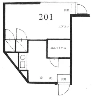 パティオフラットヨコハマ【2階】の間取り